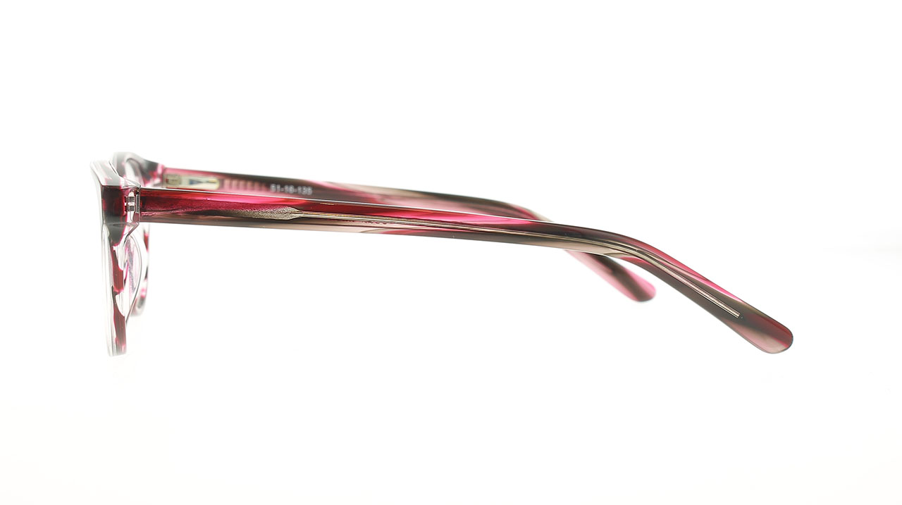 Paire de lunettes de vue Chouchous 9160 couleur rouge - Côté droit - Doyle